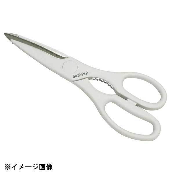 丸章工業 シルキー料理バサミ 白 KSP-220 084051拍卖