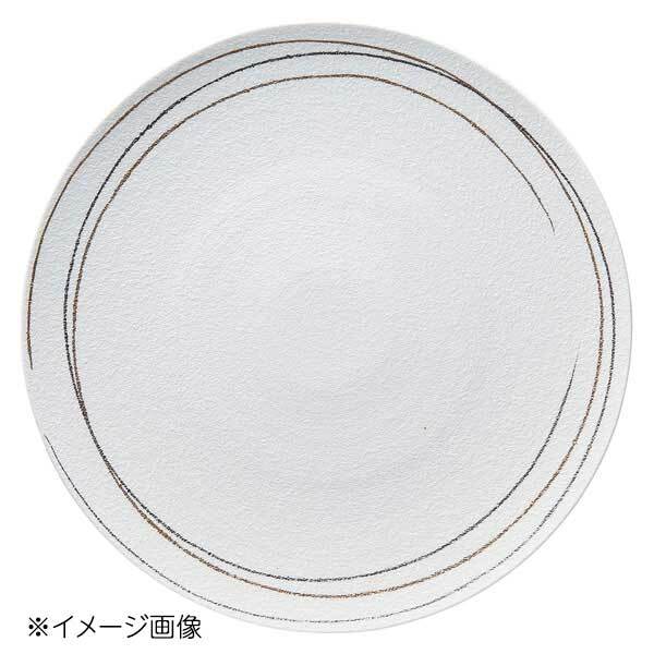 桐井陶器 モデルノ MODERNO 金銀線 白 28cmプレート 286-75拍卖