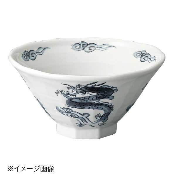 桐井陶器 モデルノ MODERNO 黒昇龍 八角7.0丼 065-A503拍卖