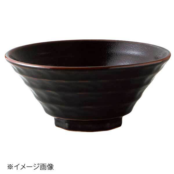 桐井陶器 モデルノ MODERNO 柚子黒天目 鳴門6.5反丼 048-A507拍卖