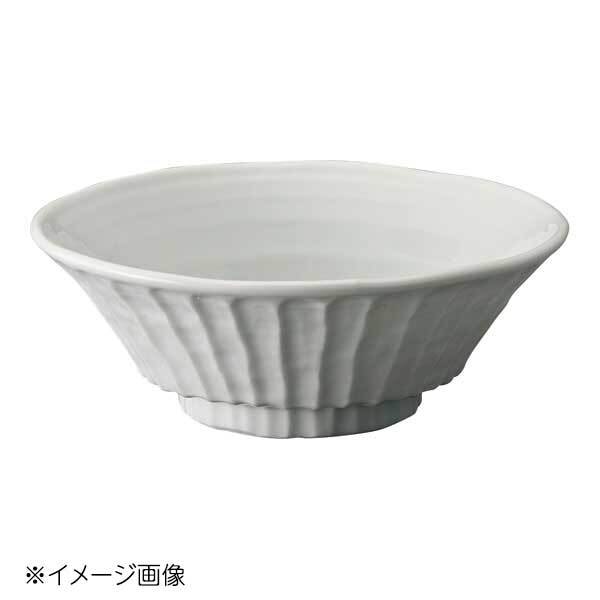 桐井陶器 モデルノ MODERNO 白 7.0しのぎ丼 142-0016拍卖