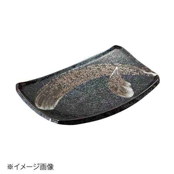 桐井陶器 モデルノ MODERNO 荒刷毛(あらばけ) 6寸長角皿 16-11拍卖