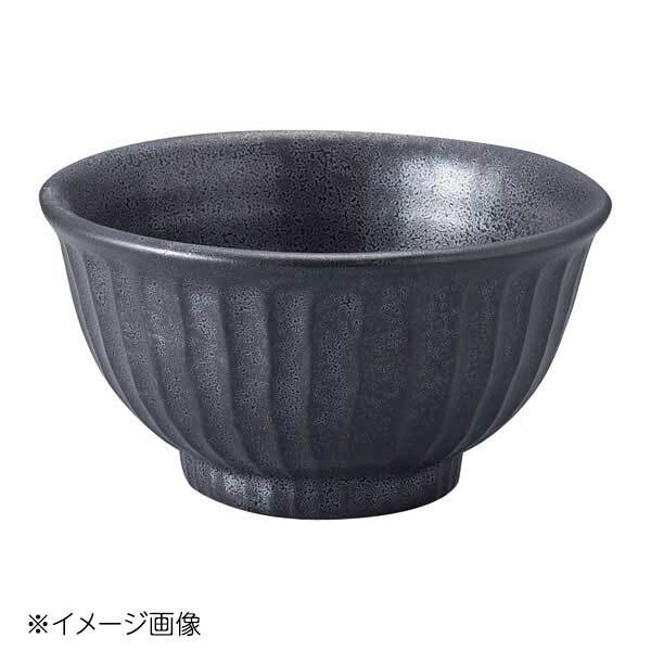 桐井陶器 モデルノ MODERNO 黒御影 しのぎ5.5丼 183-0051拍卖
