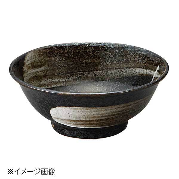 桐井陶器 モデルノ MODERNO 荒刷毛(あらばけ) 6.8ラーメン丼 16-09拍卖