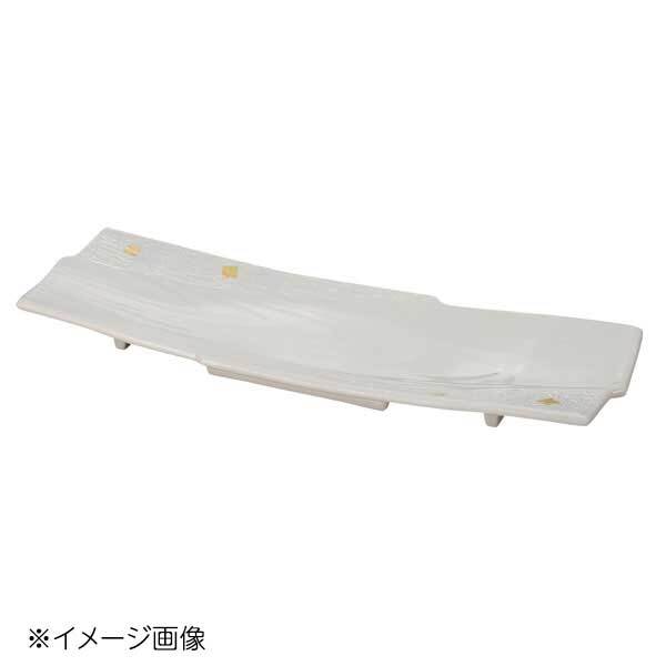 桐井陶器 モデルノ MODERNO 金箔ラスター木目尺3寸長皿 286-25拍卖