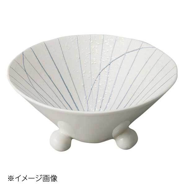 桐井陶器 モデルノ MODERNO ブルー一珍ラスター三ツ足4寸小鉢 286-16拍卖