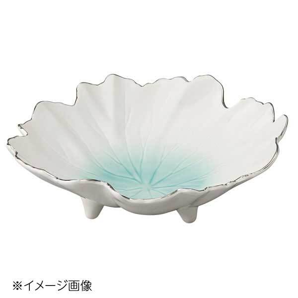 桐井陶器 モデルノ MODERNO マリンブルー木の葉向付 286-32拍卖