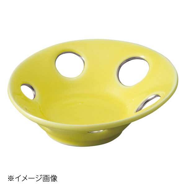 桐井陶器 モデルノ MODERNO イエロー透し9.5cm小付(プラチナライン) 286-10拍卖