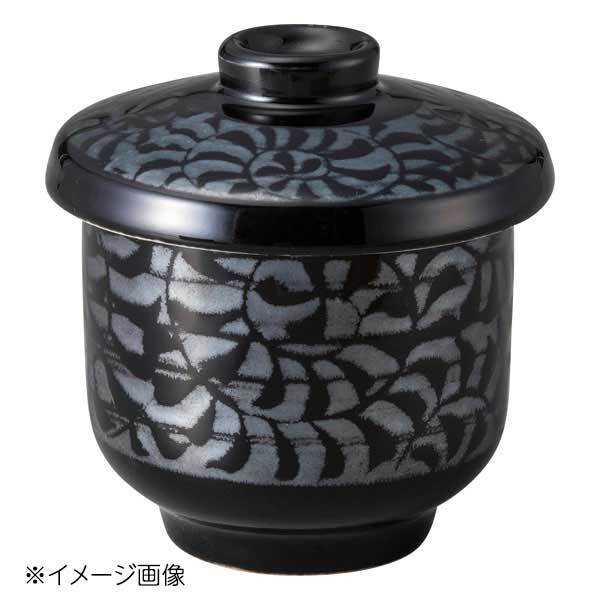 桐井陶器 モデルノ MODERNO 黒唐草 豆むし碗 290-5407拍卖