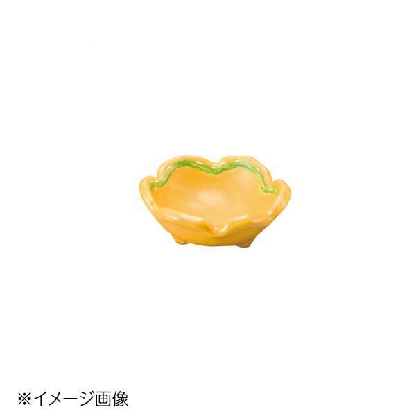 桐井陶器 モデルノ MODERNO 黄釉グリーン梅形 千代口 286-42拍卖