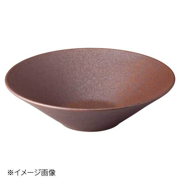 桐井陶器 モデルノ MODERNO 赤茶備前 24cm浅ボール 294-09拍卖