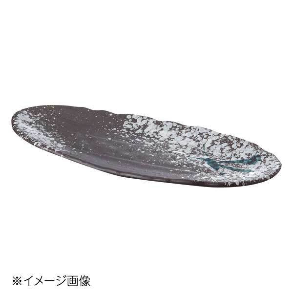 桐井陶器 モデルノ MODERNO 土化粧手作り楕円長皿 290-3542拍卖