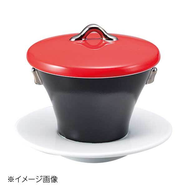 桐井陶器 モデルノ MODERNO 赤蓋付スイーツカップ(皿付) 286-69拍卖