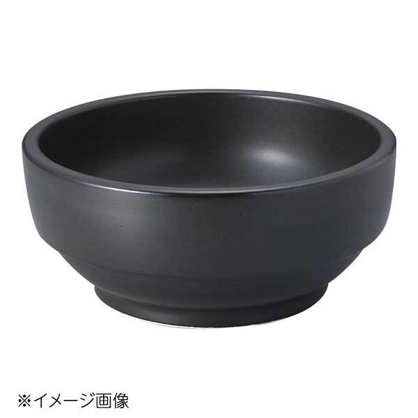 桐井陶器 モデルノ MODERNO スタッキングビビンバ(耐熱陶器製) 黒 19cm 325-0137拍卖