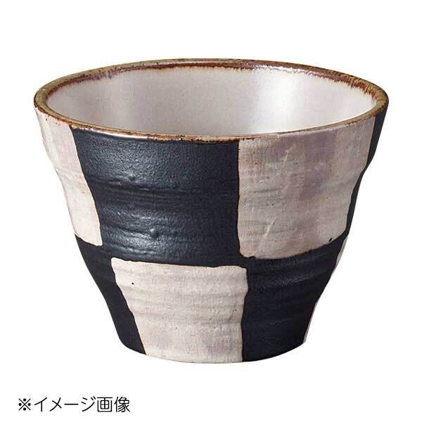 桐井陶器 モデルノ MODERNO 鉄黒市松 多用カップ 313-03拍卖
