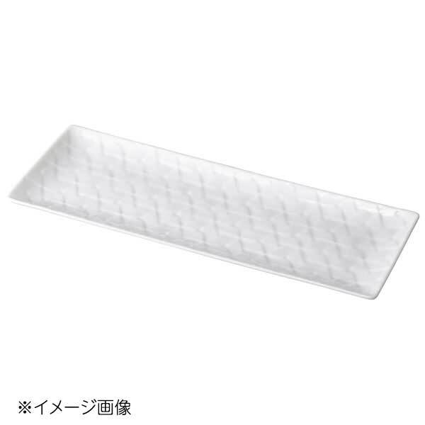 桐井陶器 モデルノ MODERNO 網代(あじろ) 網代 31cm長角皿 白 876-3502拍卖