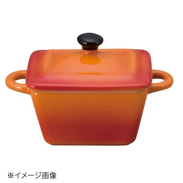 桐井陶器 モデルノ MODERNO ミニ角ココットOR LF-63OR拍卖