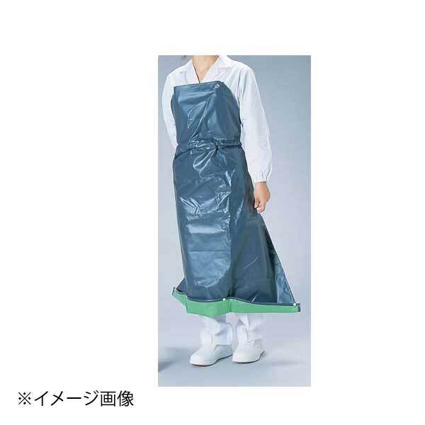 機能性エプロン ガードロン 塩ビ抗菌 フィットL ネイビー/グリーン拍卖