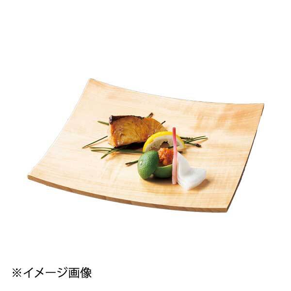 ヤマコー 用美 栃・8寸ハソリ角皿(クリア) 38024拍卖