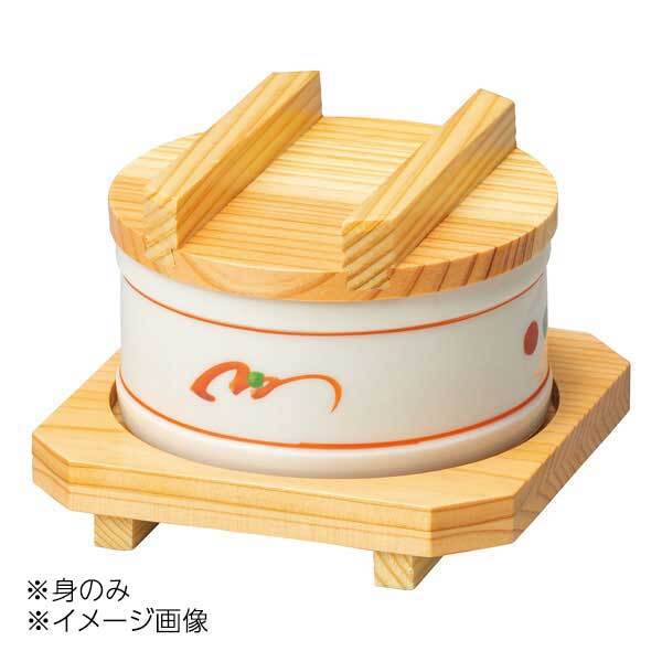 ヤマコー 用美 新陶器・赤絵セイロセット 身のみ(竹ス付) 20394拍卖