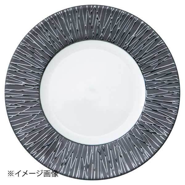 光洋陶器 KOYO ルミネール ブラック&ブラック 27.5cmリムプレート 18031002拍卖