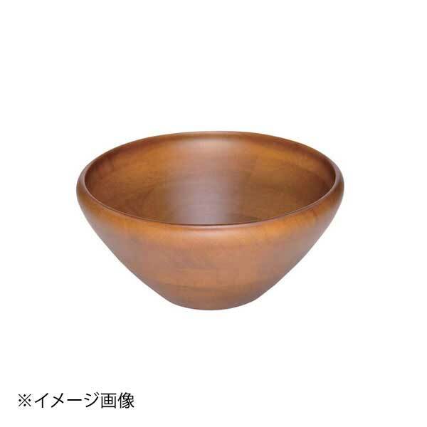 ラバーウッド サラダボール KP-225B マホガニーブラウン拍卖