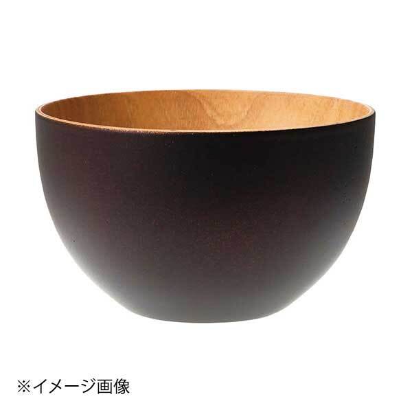 ヤマコー 用美 強化塗装・木製ボウル(中)いぶし銅 32517拍卖
