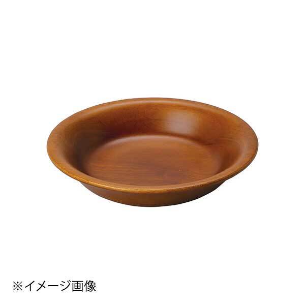 ヤマコー 用美 木製ラウンドプレート(茶) 小 強化塗装 32496拍卖