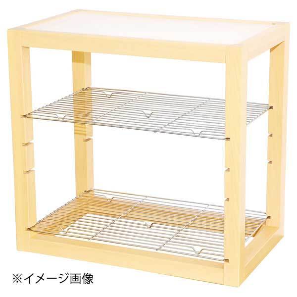 ヤマコー 用美 木製ディスプレイラック/目皿付 クリアー 43642拍卖