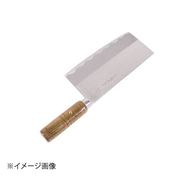 関鍔蔵作 丸木柄中華包丁 8インチ拍卖