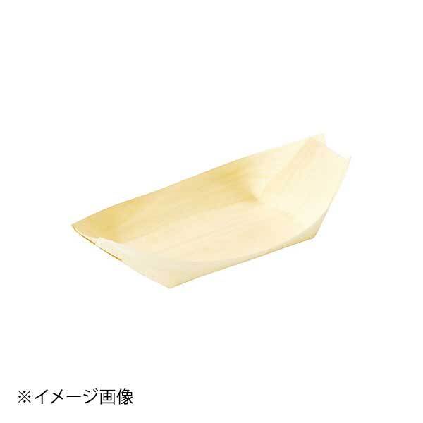 ヤマコー 用美 経木容器(ポプラ) 舟皿 6寸(100枚入) 23588拍卖