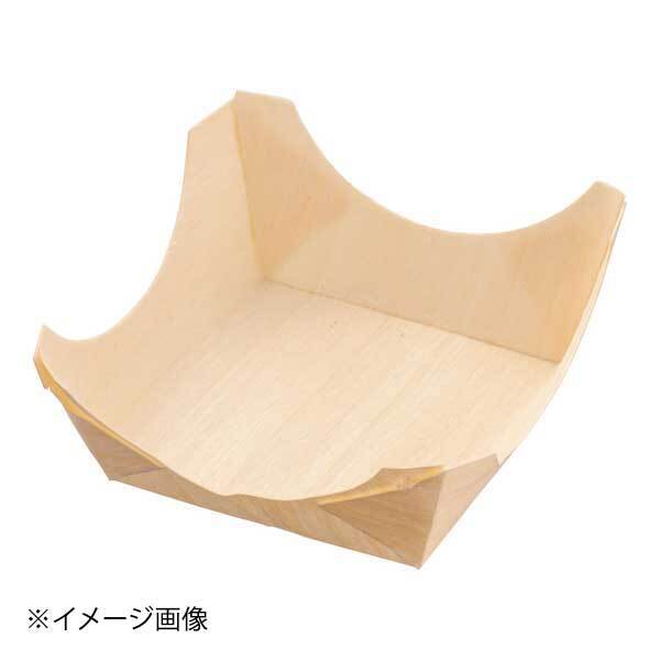 ヤマコー株式会社 経木容器 角型(100枚入)ポプラ 23580 小拍卖