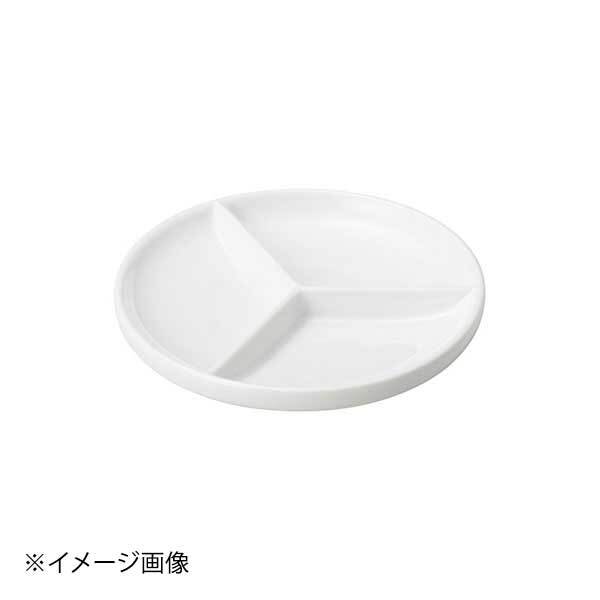 ヤマコー 用美 陶器ミニパレット皿 丸(3ツ仕切) 28080拍卖
