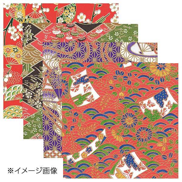 ヤマコー 用美 友禅千代紙 5寸 (100枚入)(各25枚×4柄) 66523拍卖