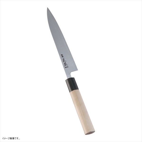 正本 本霞 玉白鋼 水牛柄ペティーナイフ (両刃)16.5cm拍卖