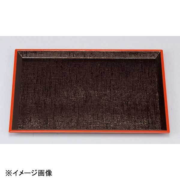 若泉漆器 京型盆 茶パール布目天朱NS 尺5寸 1-65-17拍卖