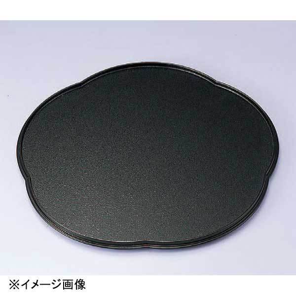 若泉漆器 梅型会席盆尺4寸 黒石目NS/グリーン石目 B-8-11拍卖