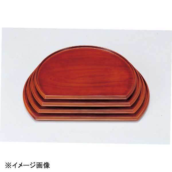 若泉漆器 半月両面盆 栃木目/グリーン布目 尺3寸 1-83-10拍卖