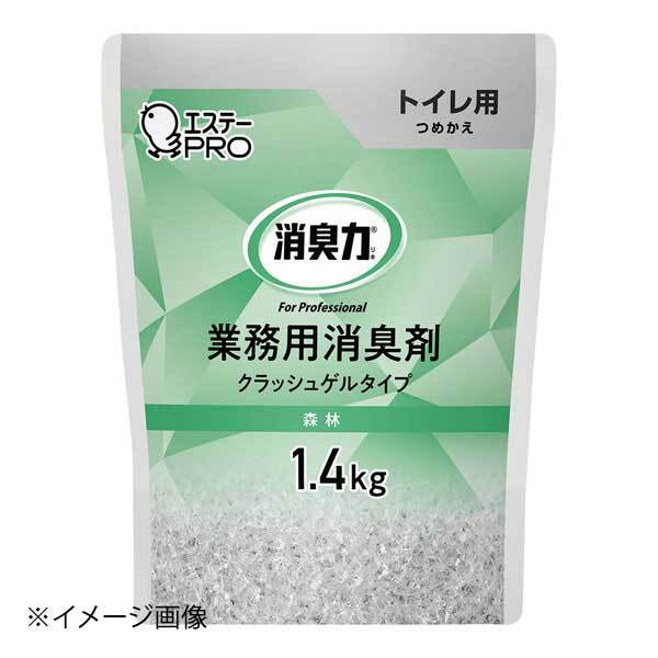 消臭力業務用クラッシュゲルタイプ トイレ用詰替1.4kg森林拍卖