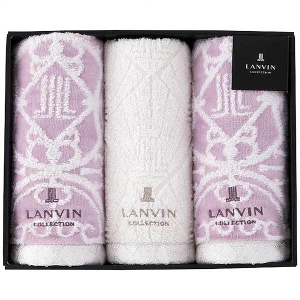 昭和西川 ランバン フェイスタオル3枚セット パープル 22709-24050-605(パープル)拍卖