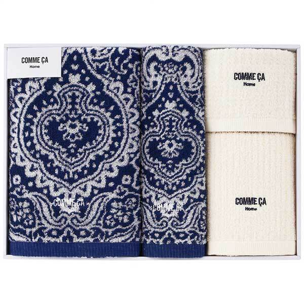 昭和西川 コムサホーム タオルセット 22709-57850-302拍卖