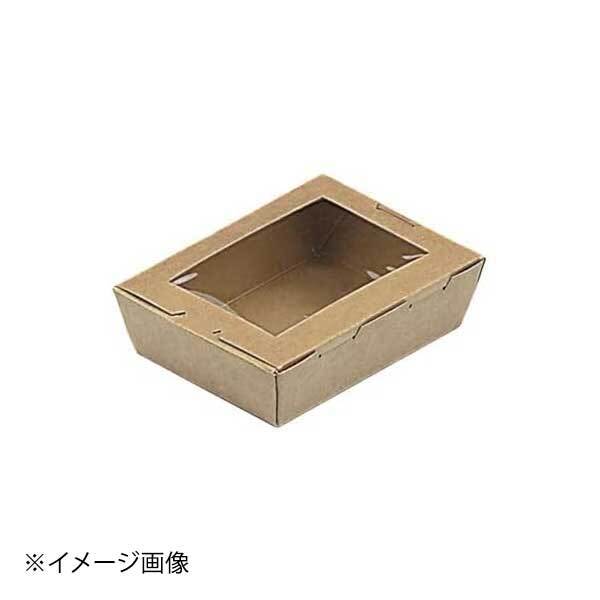 水野産業 窓付きランチボックス クラフト(50入) S 03117拍卖
