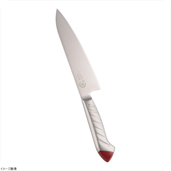 龍治 ステンカラー 牛刀 18cm レッド拍卖