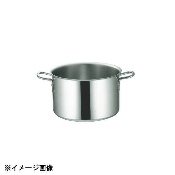 本間製作所 IHマエストロ 3層鋼クラッド半寸胴鍋 33cm(18.0L) 本体 012281拍卖