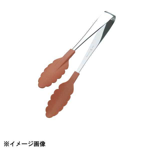 田辺金具 抗菌耐熱カラートング 250mm ブラウン 083194拍卖