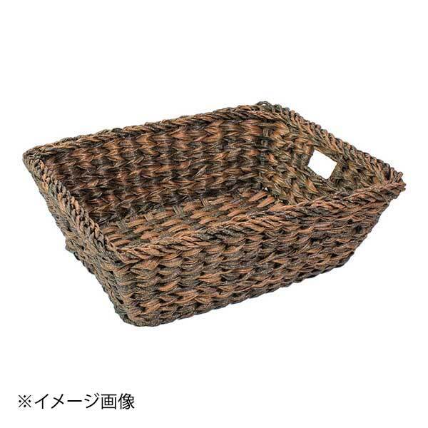 萬洋 樹脂ウォーターヒヤシンスマルチバスケット 小 コーヒーブラウン 91-443L拍卖