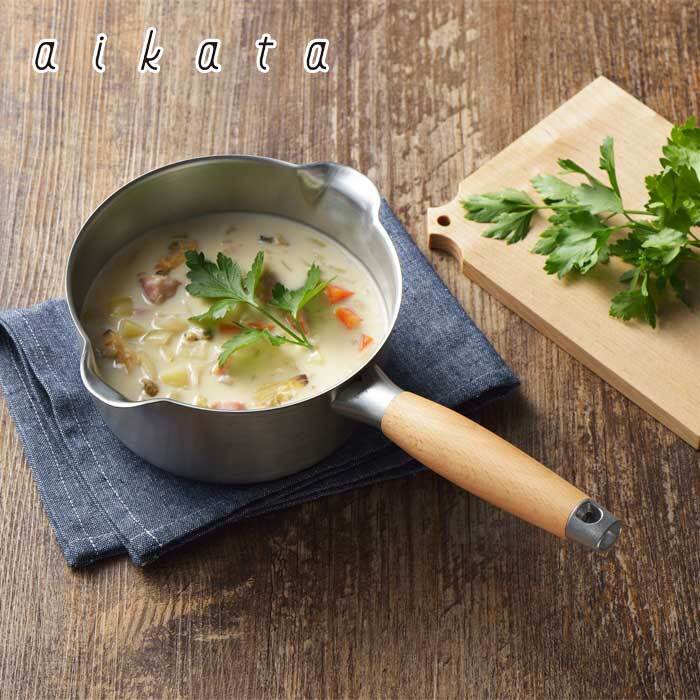 ヨシカワ yoshikawa aikata (アイカタ) 両口ステンレスミルクパン16cm PD3014拍卖