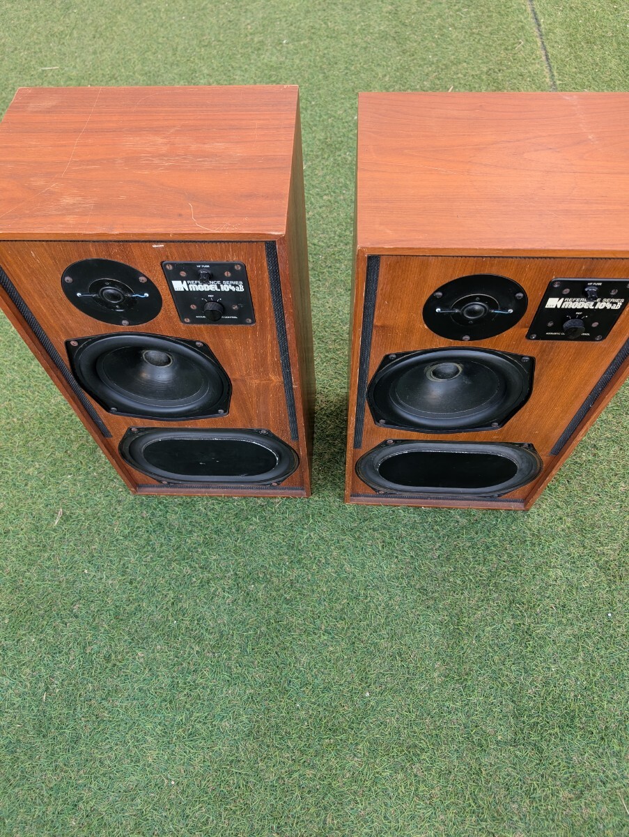 【希少・音出ました】KEF REFERENCE SERIES MODEL 104aB スピーカー ペア拍卖