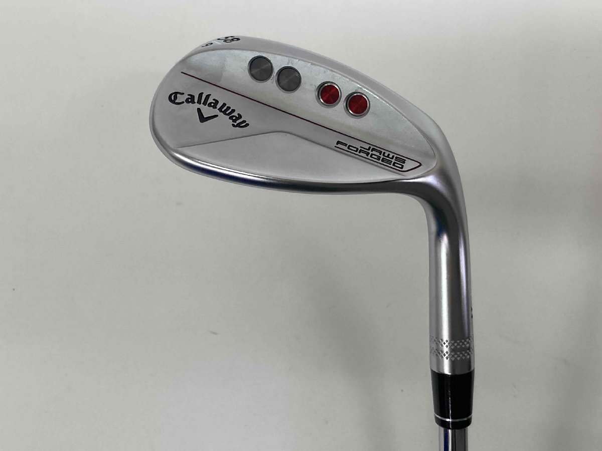 Callaway/JAWS FORGED (2023) クロムメッキ ウェッジ/Dynamic Gold バーガンディ(S200フレックス)/58°-9拍卖