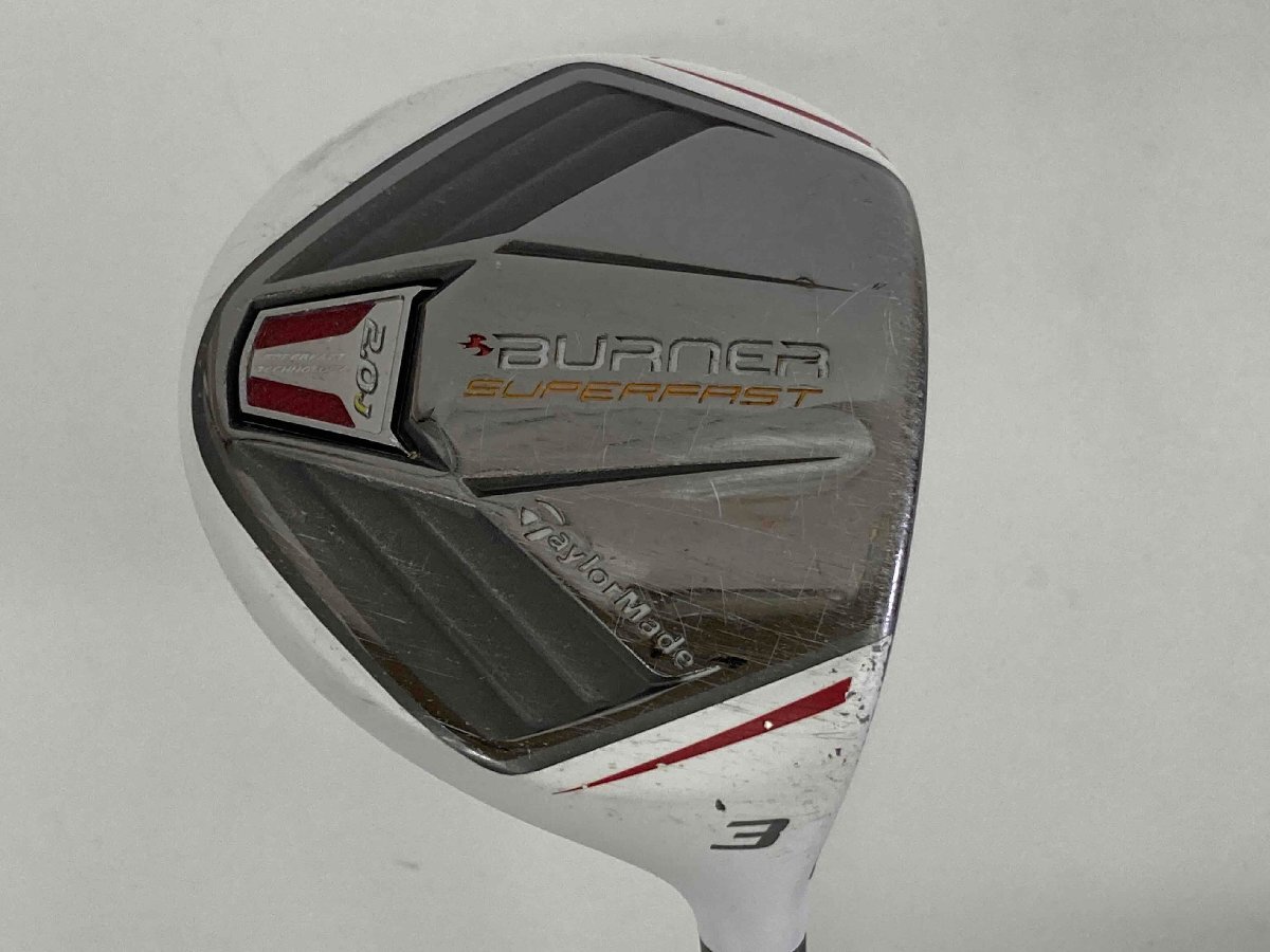 TaylorMade/BURNER SUPERFAST 2.0J (赤) #3 フェアウェイウッド/TaylorMade FUBUKI 50(Sフレックス)/15°拍卖